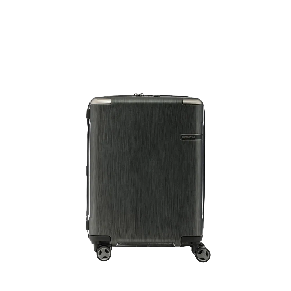 Maleta Rígida Evoa Spinner 55/20 Negro Cepillada Cabina
