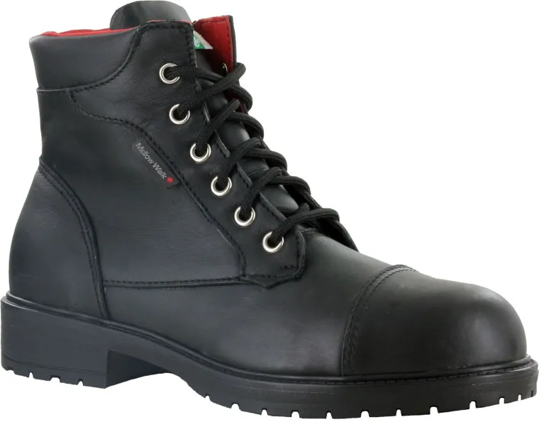 MELLOW WALK 6ápulgadas, PR, EH, con puntera de acero, negro, de mujer, Mellow Walk 'New' Redline