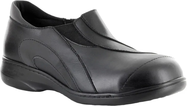 MELLOW WALK Oxford informal, SD, con puntera de acero, negro, de mujer, Mellow Walk Reflector