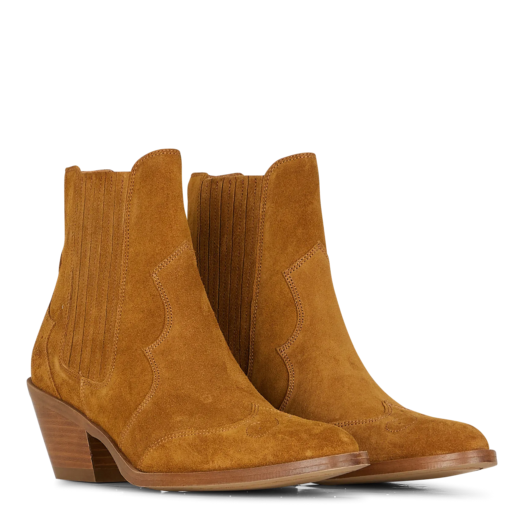 MELLOW YELLOW CARRIE  BOTINES DE CUERO EN MARRON
