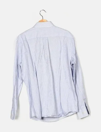 Michael Kors Camisa azul rayas