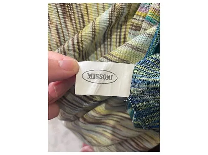 MISSONI Faldas T.ÉL 44 Viscosa Verde 