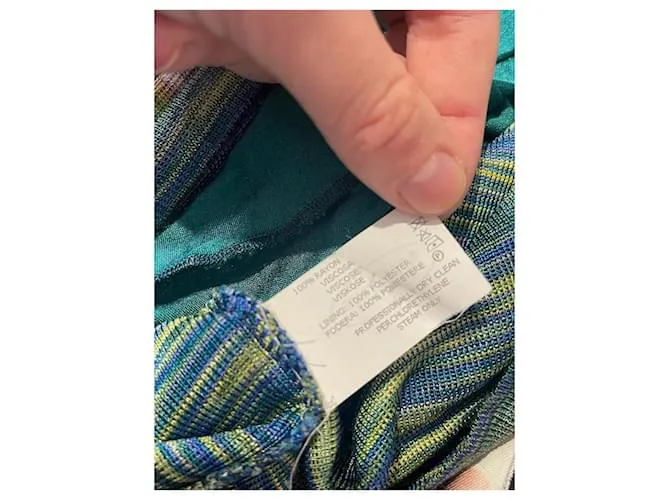 MISSONI Faldas T.ÉL 44 Viscosa Verde 