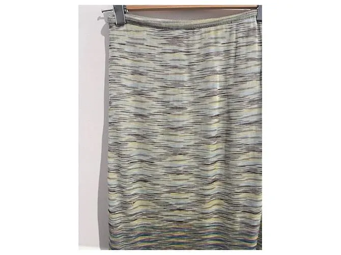 MISSONI Faldas T.ÉL 44 Viscosa Verde 