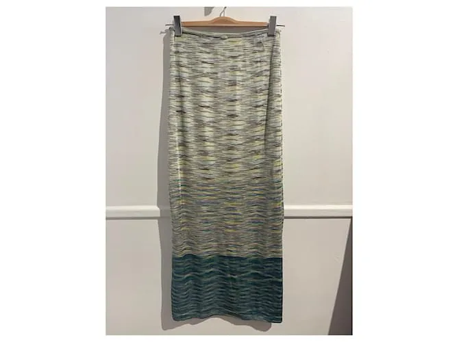 MISSONI Faldas T.ÉL 44 Viscosa Verde 