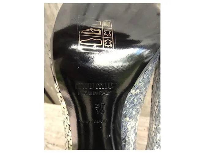 Miu Miu Zapatos de tacón Plata 