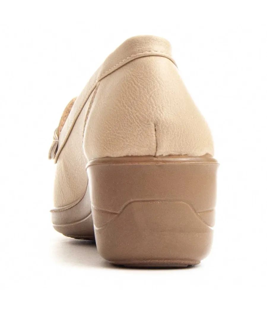 Mocasin Para Mujer  Montevita  Mocalin2  87260 Beige