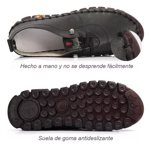 Mocasines Casuales Para Mujer Zapatos De Cuero Cómodos