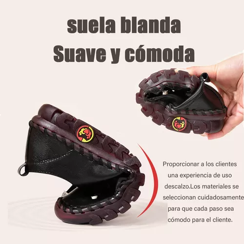 Mocasines Casuales Para Mujer Zapatos De Cuero Cómodos