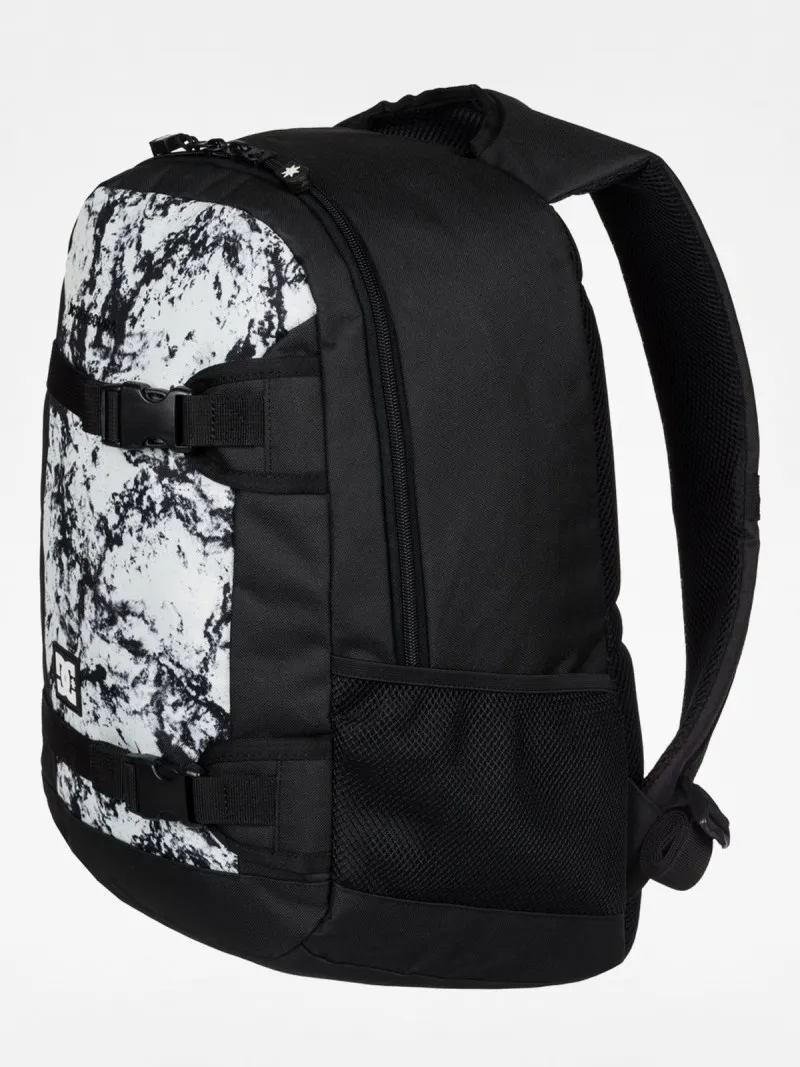 Mochila DC EDYBP03083 Backpack Grind II bolsillo ordenador negra y blanca SKATEPACK