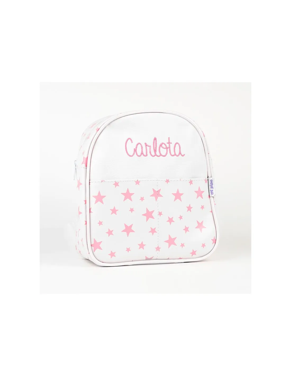 Mochila infantil estrella rosa personalizada de Mi Pipo