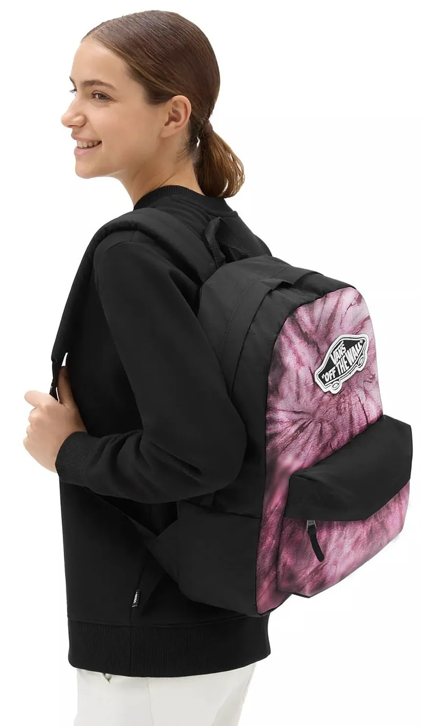 MOCHILA VANS REALM  FUDGE/BLACK  WOMEN´S