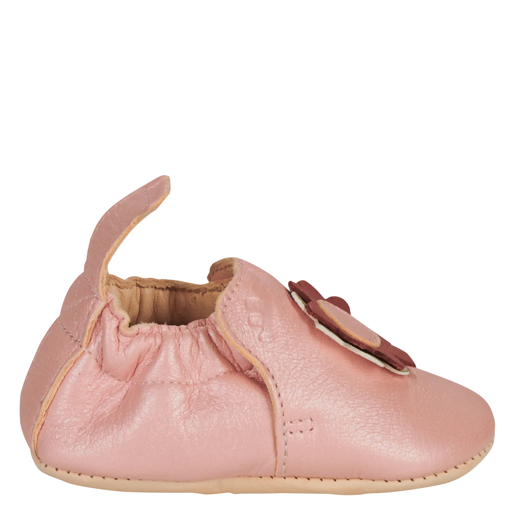 MY BLUMOO  ZAPATILLAS DE CASA DE PIEL EN ROSA