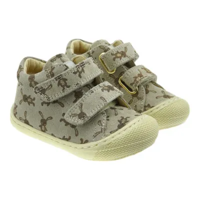 NATURINOZapatilla piel ante puntera y velcros Naturino Cocoon VL