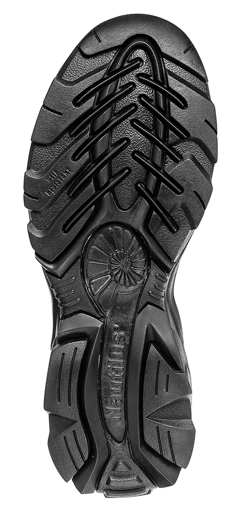 NAUTILUS Pancha con elßsticos laterales, SD, con puntera de acero, negra, de hombre, Nautilus N1630