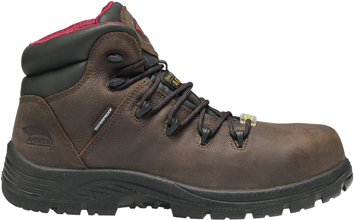 NAUTILUS Zapato para senderismo WP/aislamiento, EH, PR, con puntera de material compuesto, marrÝn, para hombre, Avenger Framer