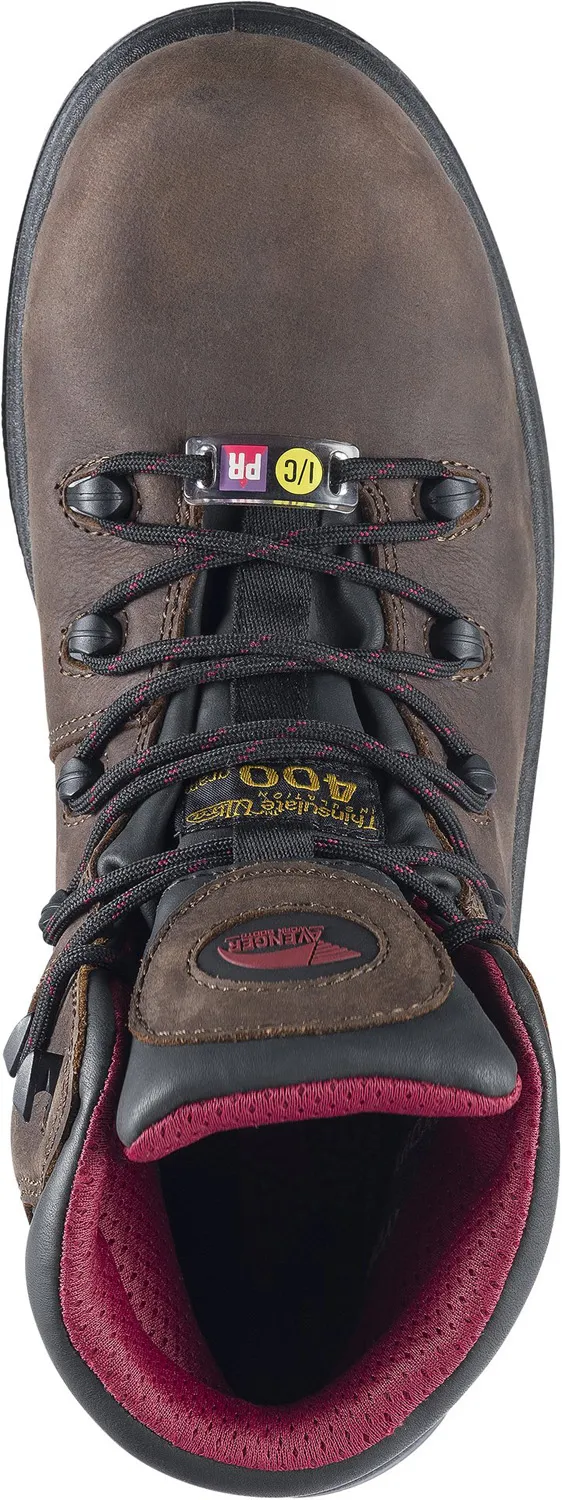 NAUTILUS Zapato para senderismo WP/aislamiento, EH, PR, con puntera de material compuesto, marrÝn, para hombre, Avenger Framer