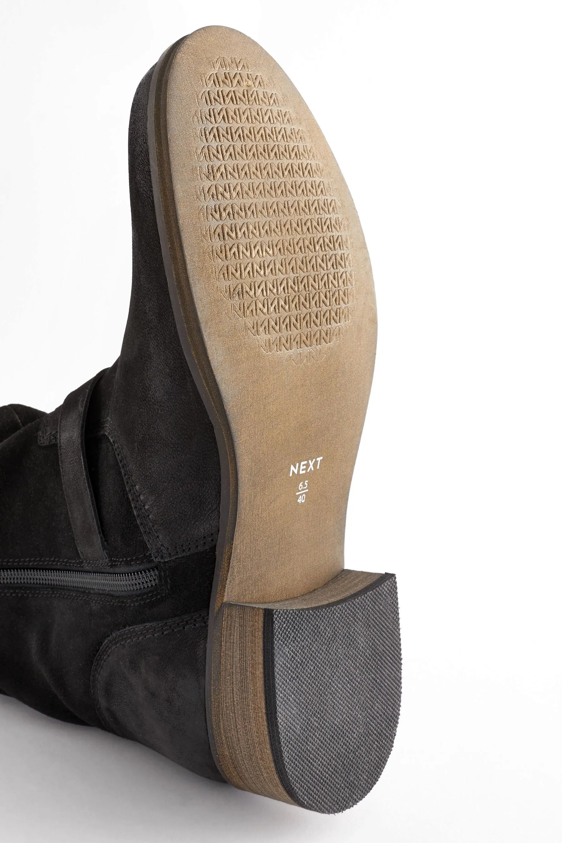 NEGRO  BOTINES DE CUERO FLEXIBLE DE FOREVER COMFORT®
