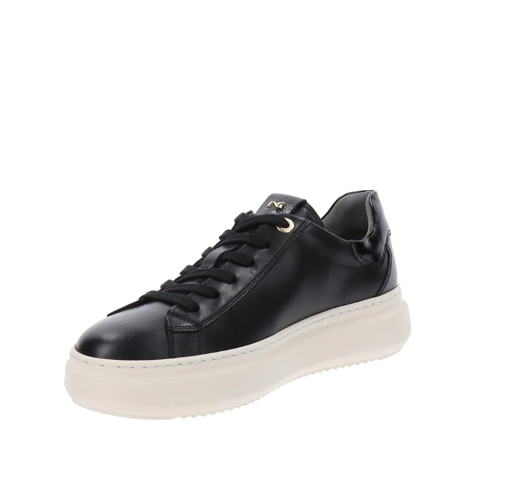 NeroGiardini Zapatillas de Cuero Mujer Zapatos Cierre de Cordones I308430D