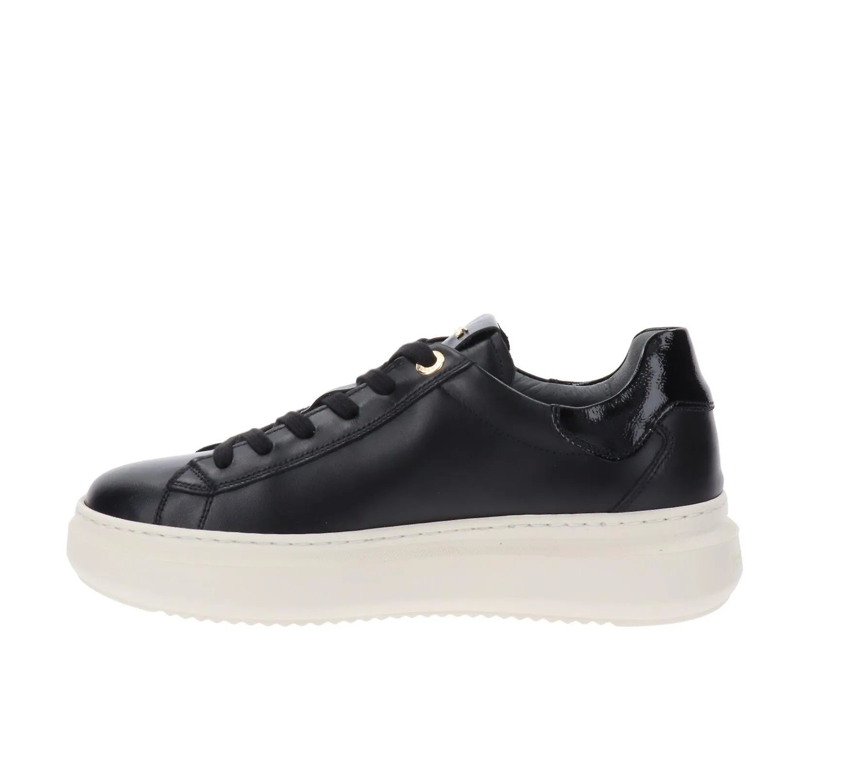 NeroGiardini Zapatillas de Cuero Mujer Zapatos Cierre de Cordones I308430D