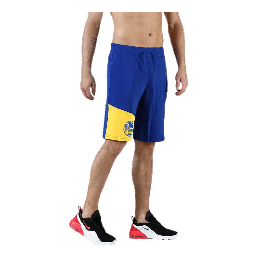 New Era Block Shorts Blue/Yellow