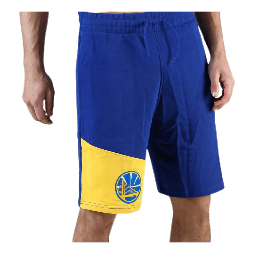 New Era Block Shorts Blue/Yellow