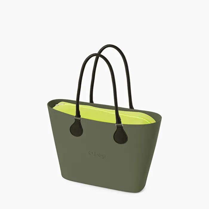 O bag urban militar y verde apio