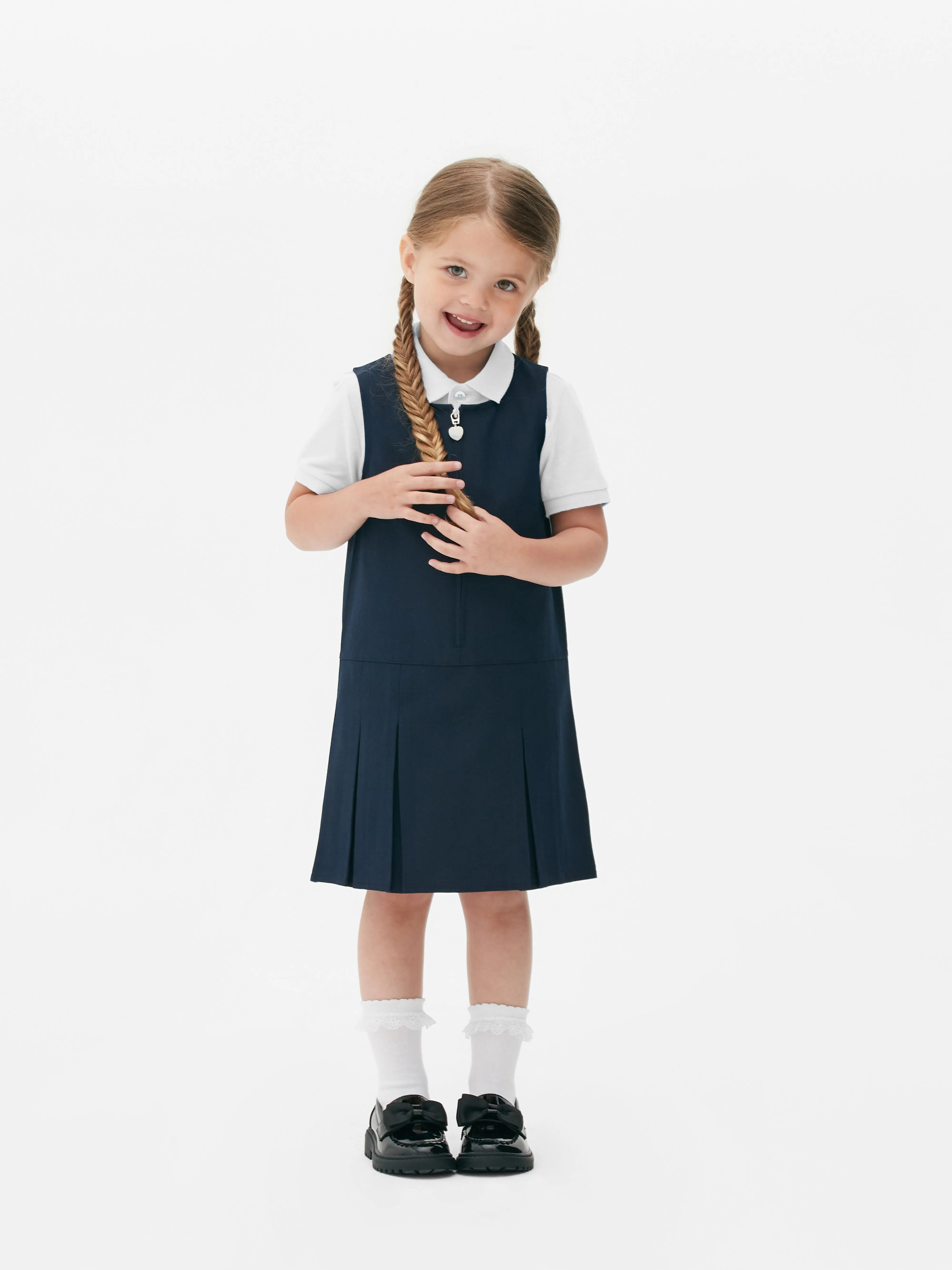 Pack de 2 pichis escolares de niña pequeña