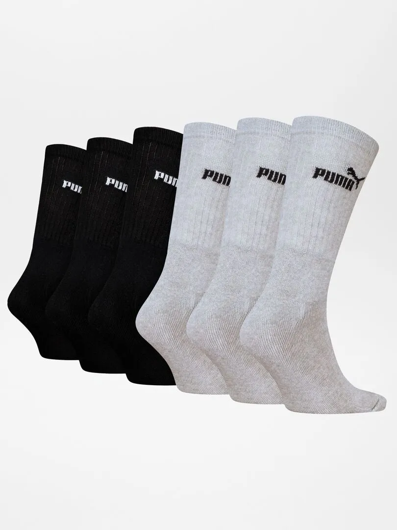 PACK DE 6 PARES DE CALCETINES 'PUMA'  GRIS