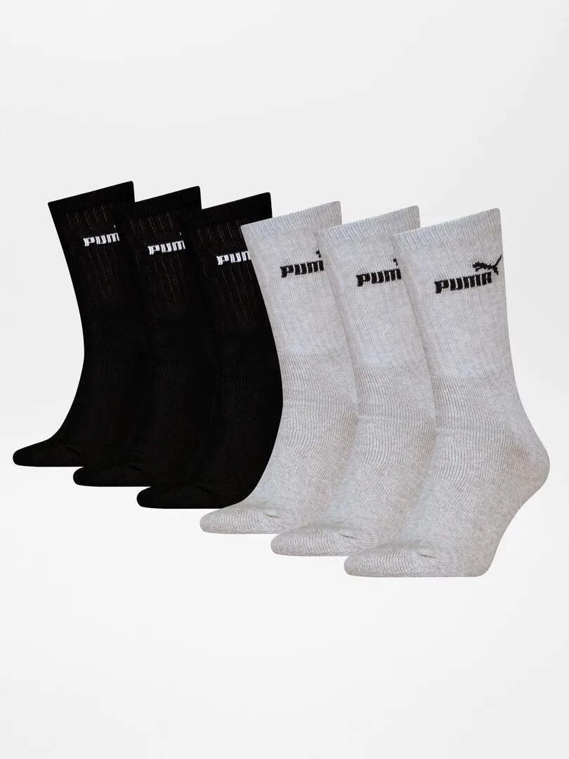 PACK DE 6 PARES DE CALCETINES 'PUMA'  GRIS