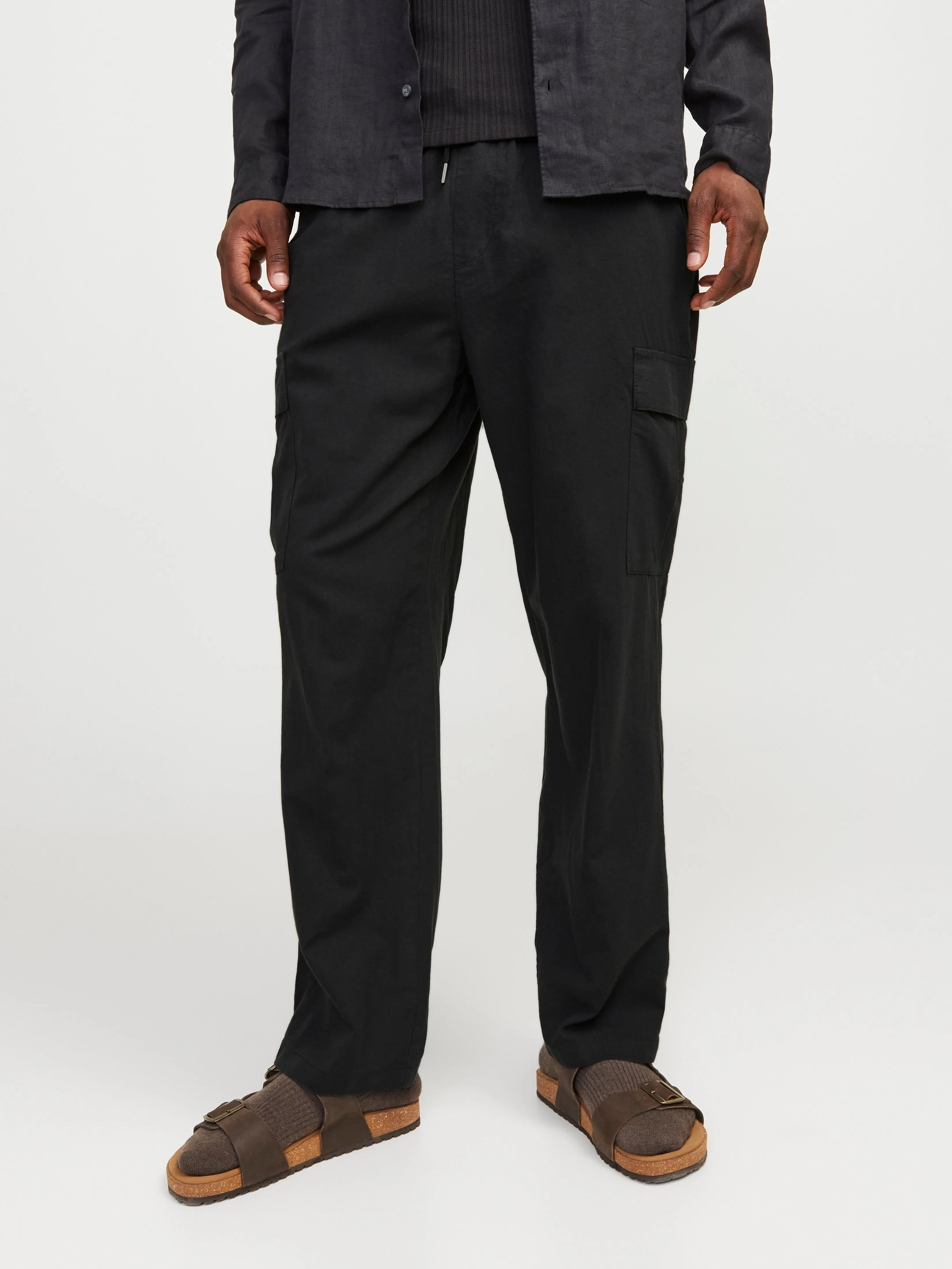 Pantalones cargo Corte loose | Negro | Jack & Jones®