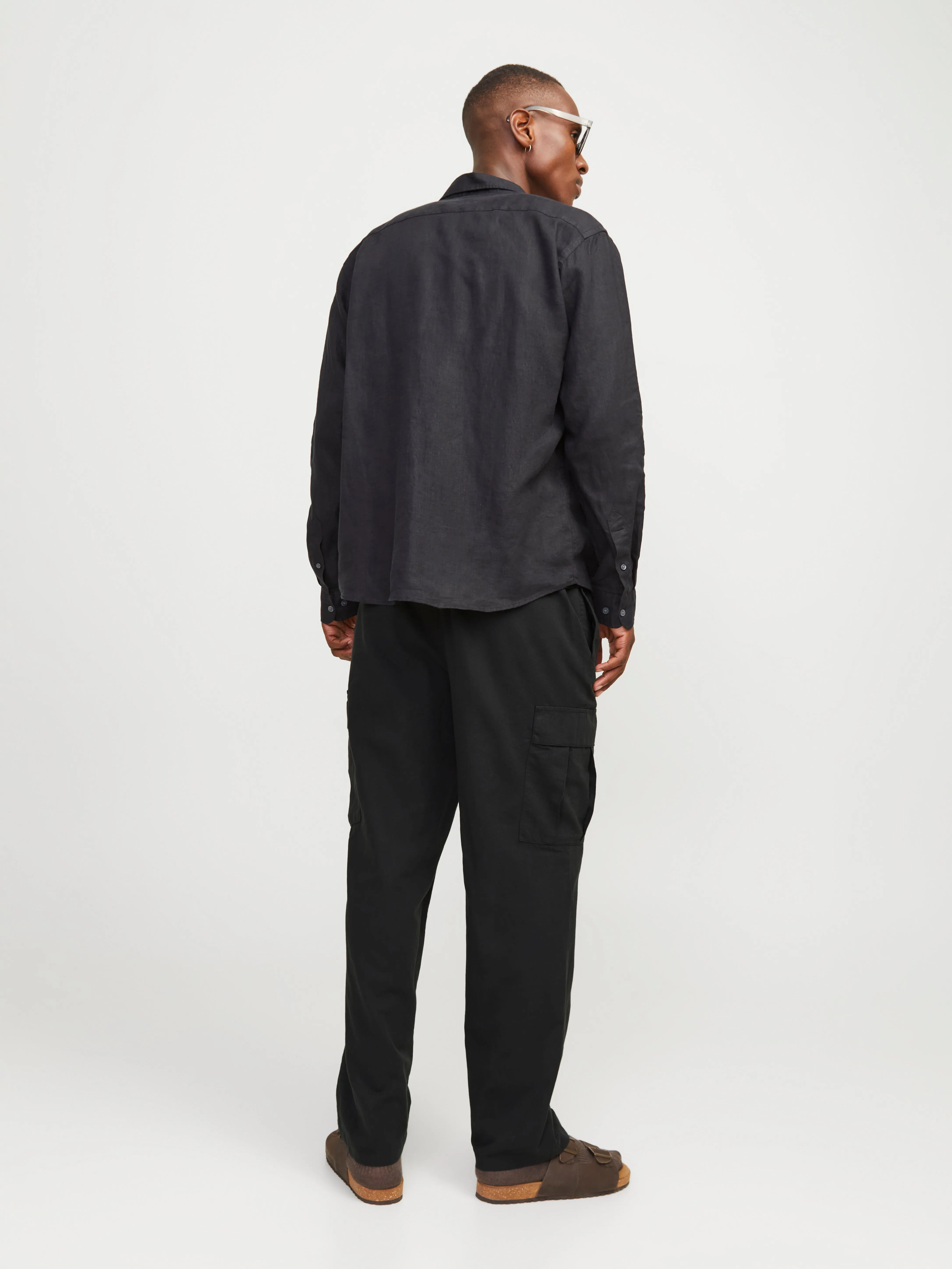 Pantalones cargo Corte loose | Negro | Jack & Jones®