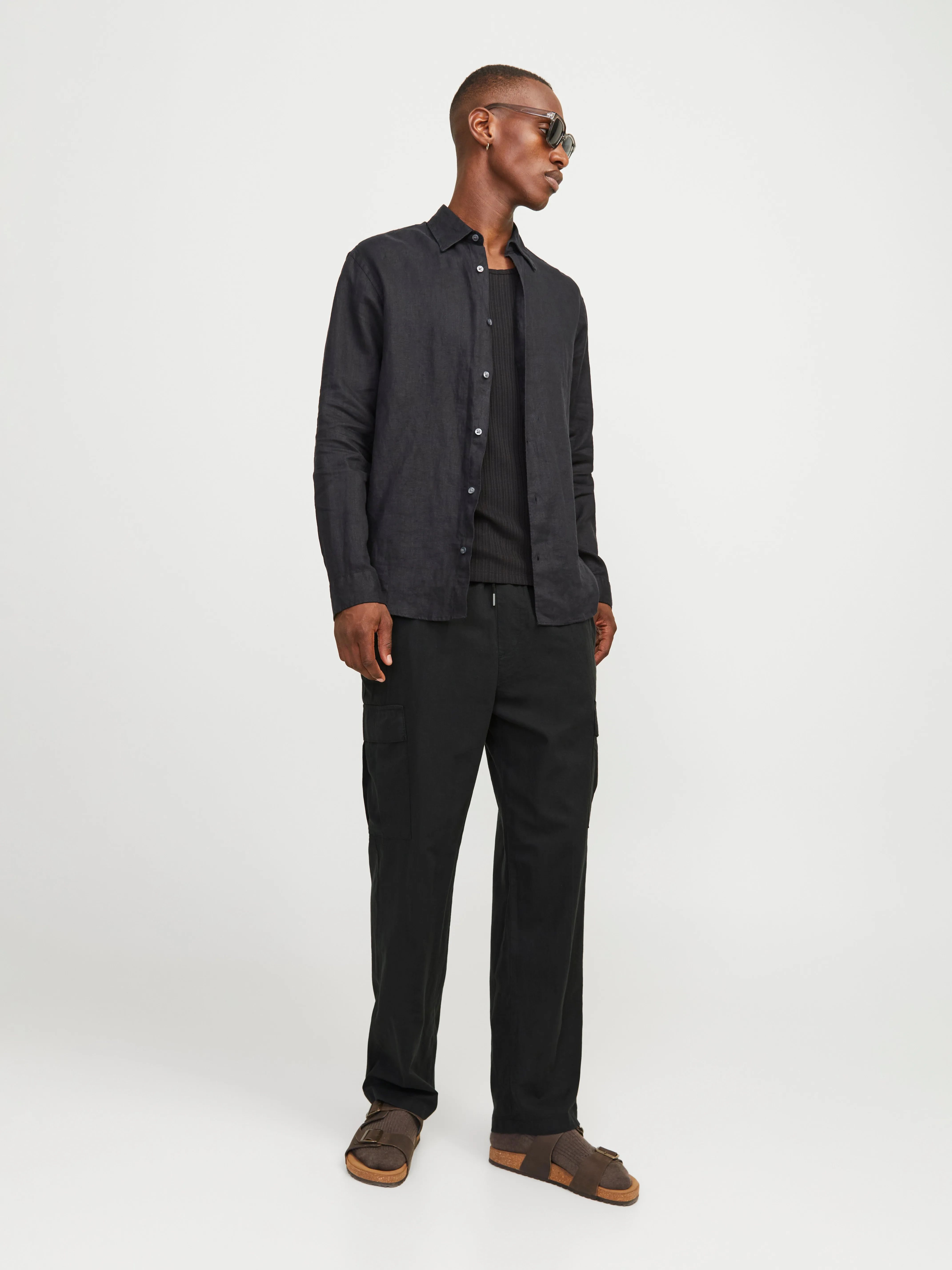 Pantalones cargo Corte loose | Negro | Jack & Jones®