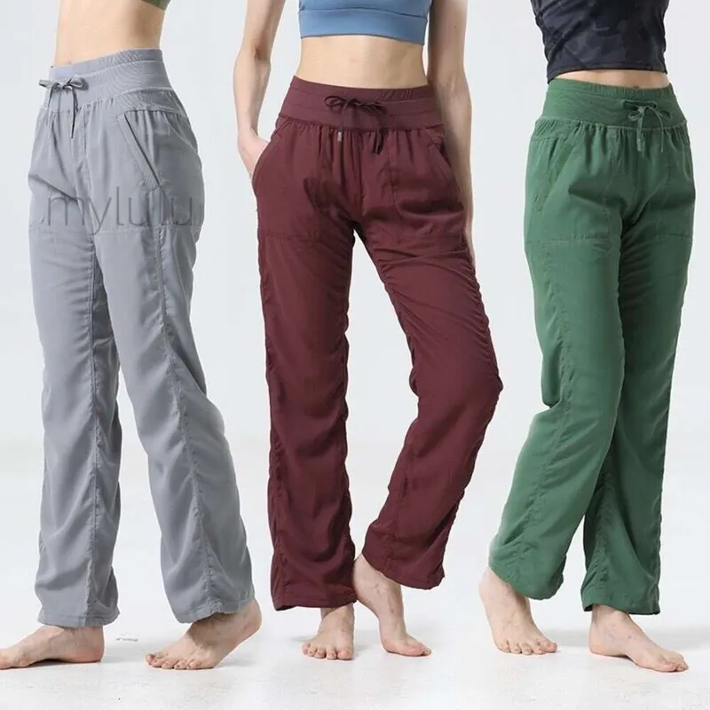 Pantalones de baile de yoga deportivo gimnasio alto dama relajada leggings flojes femeninas pantalones deportivos pantalones de 