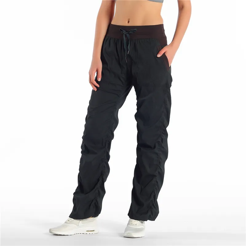 Pantalones de baile de yoga deportivo gimnasio alto dama relajada leggings flojes femeninas pantalones deportivos pantalones de 