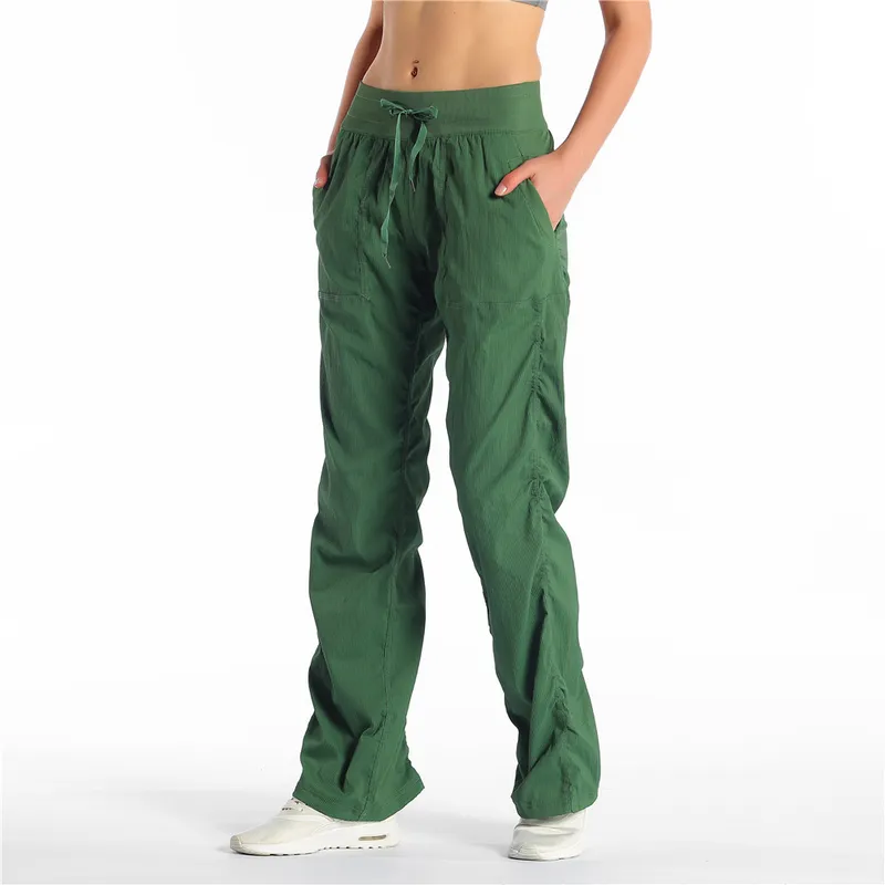 Pantalones de baile de yoga deportivo gimnasio alto dama relajada leggings flojes femeninas pantalones deportivos pantalones de 