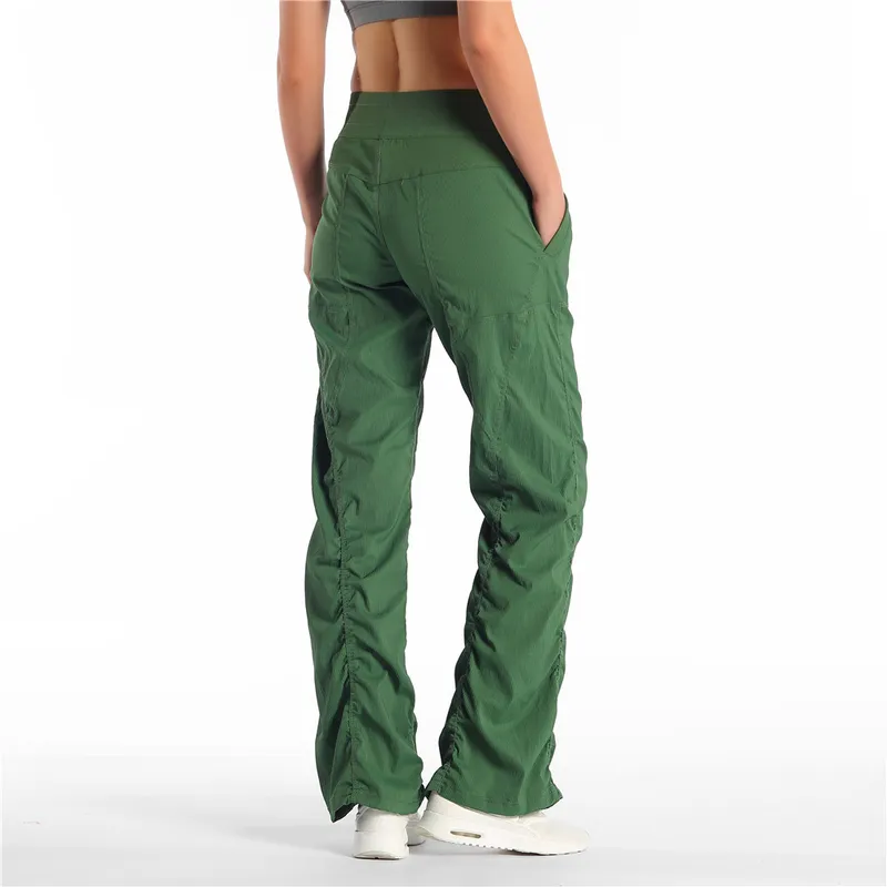Pantalones de baile de yoga deportivo gimnasio alto dama relajada leggings flojes femeninas pantalones deportivos pantalones de 