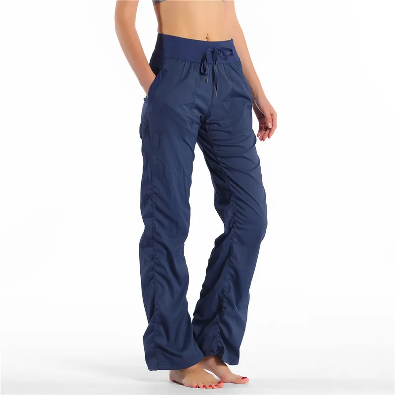 Pantalones de baile de yoga deportivo gimnasio alto dama relajada leggings flojes femeninas pantalones deportivos pantalones de 