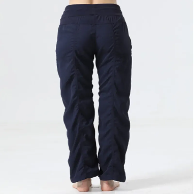 Pantalones de baile High Gym Yoga Ejercicio para mujeres relajadas Pantalones sueltos Ejercicio para mujeres Medias Pantalones d