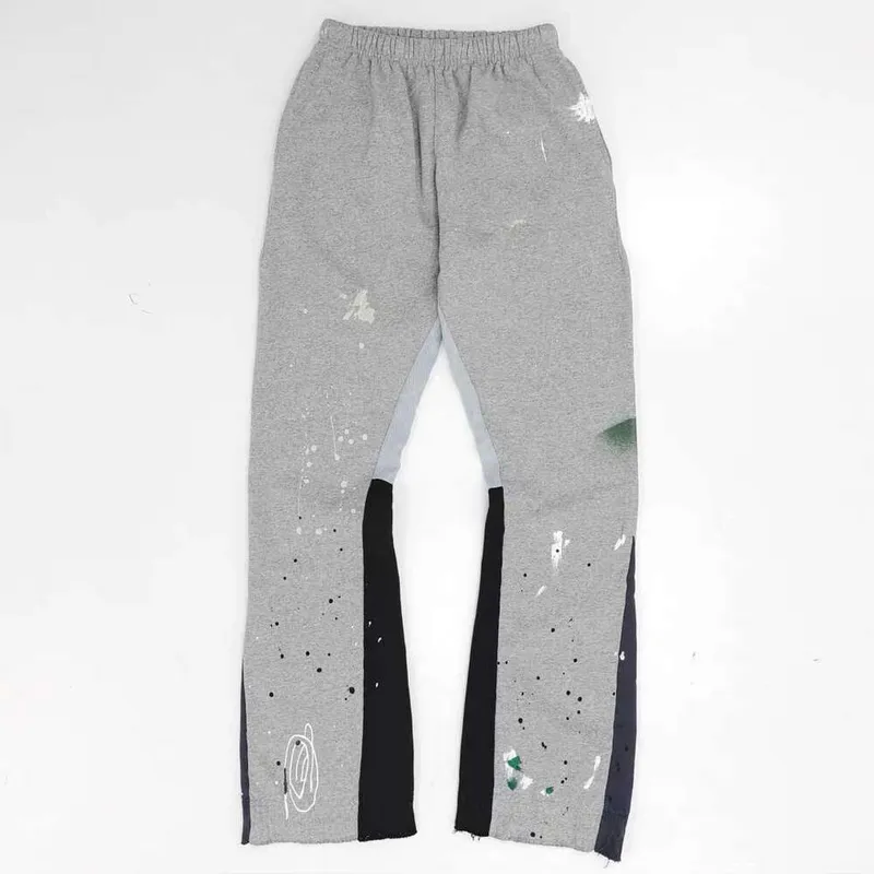 Pantalones de chándal de talla grande para hombres Pantalones de sudor acolchados de alta calidad para clima frío Men de inviern
