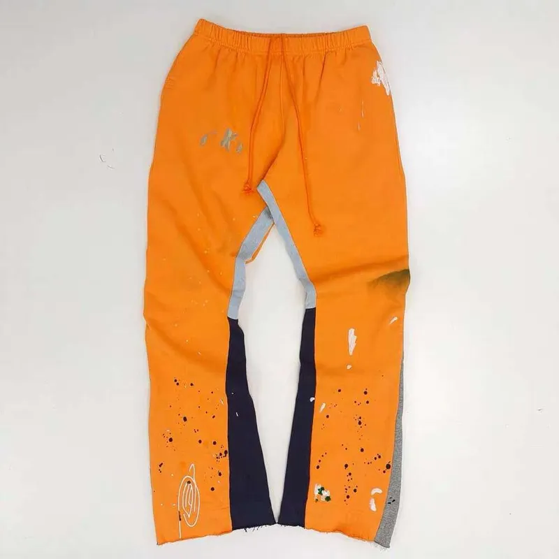 Pantalones de chándal de talla grande para hombres Pantalones de sudor acolchados de alta calidad para clima frío Men de inviern