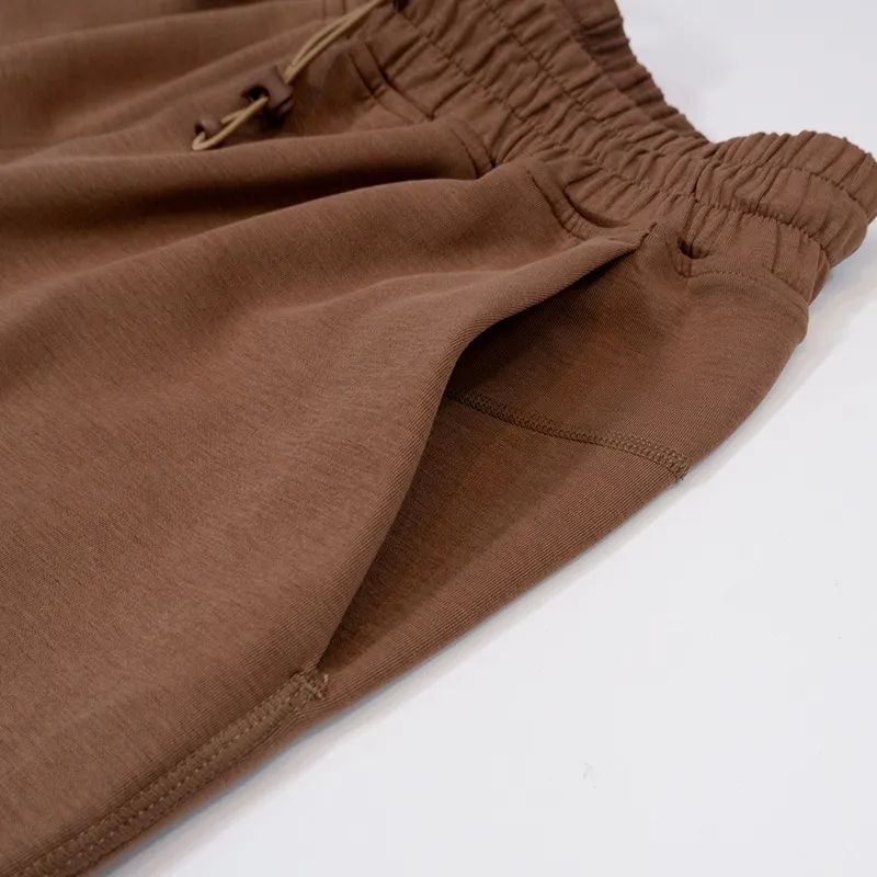 Pantalones de chándal informales para Yoga para mujer, pantalones de pierna ancha recta, sensación de adelgazamiento de piernas,