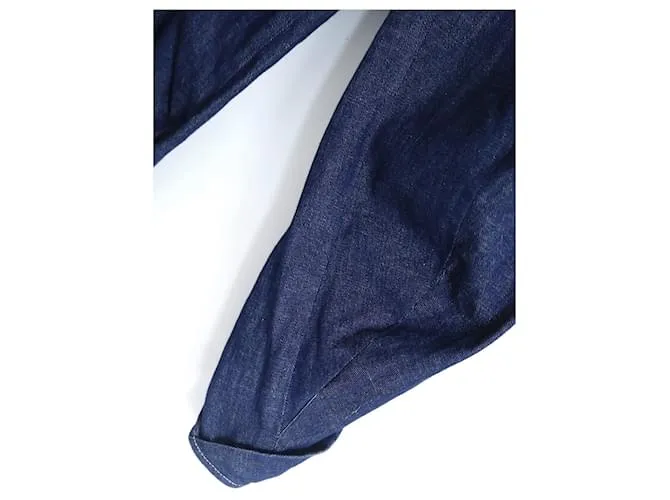 Pantalones de denim Takeo de Zero+ Maria Cornejo Azul 