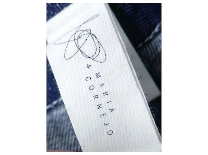 Pantalones de denim Takeo de Zero+ Maria Cornejo Azul 