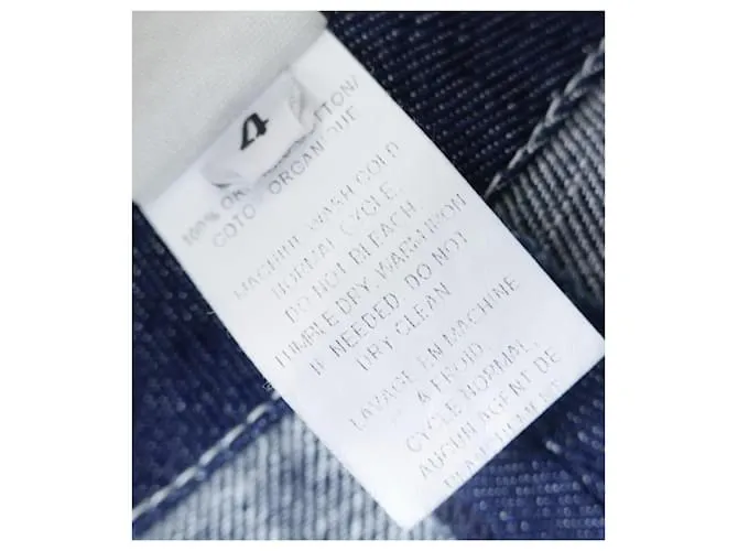 Pantalones de denim Takeo de Zero+ Maria Cornejo Azul 