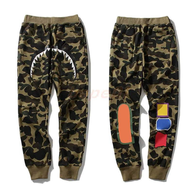 Pantalones de diseñador para hombre Camo Red Men Harem Joggers Mujer Streetwear Pantalones de camuflaje casuales Pantalones de c