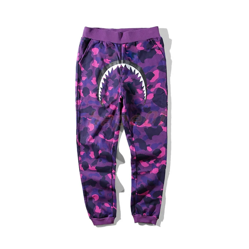 Pantalones de diseñador para hombre Camo Red Men Harem Joggers Mujer Streetwear Pantalones de camuflaje casuales Pantalones de c