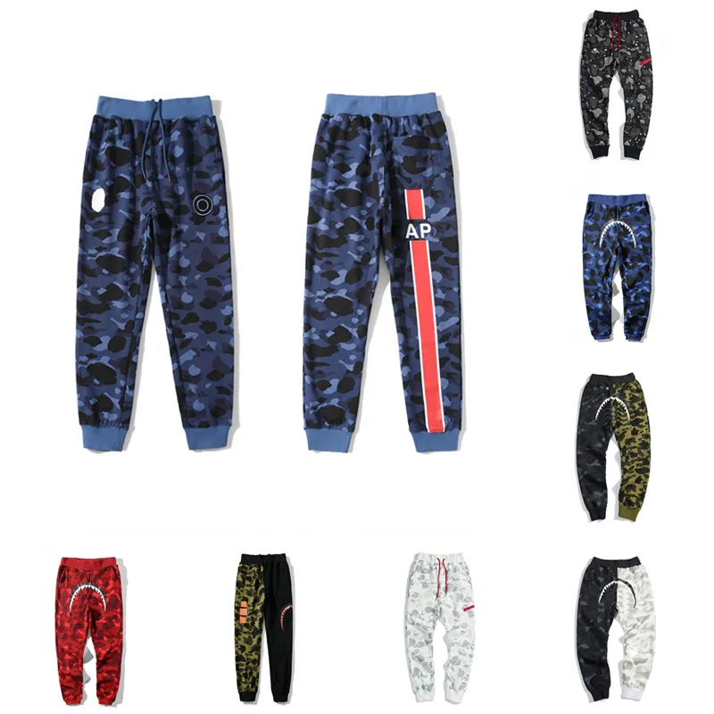 Pantalones de diseñador para hombre Camo Red Men Harem Joggers Mujer Streetwear Pantalones de camuflaje casuales Pantalones de c