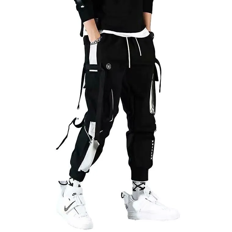 Pantalones de hip hop Pantalones de chándal holgados para hombre con estampado Ropa de calle Pantalones de harén Ropa Pantalones