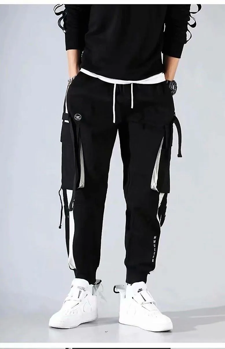 Pantalones de hip hop Pantalones de chándal holgados para hombre con estampado Ropa de calle Pantalones de harén Ropa Pantalones